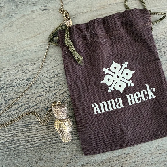 Anna Beck Gold-plated Owl Pendant Necklace - Picture 6 of 10